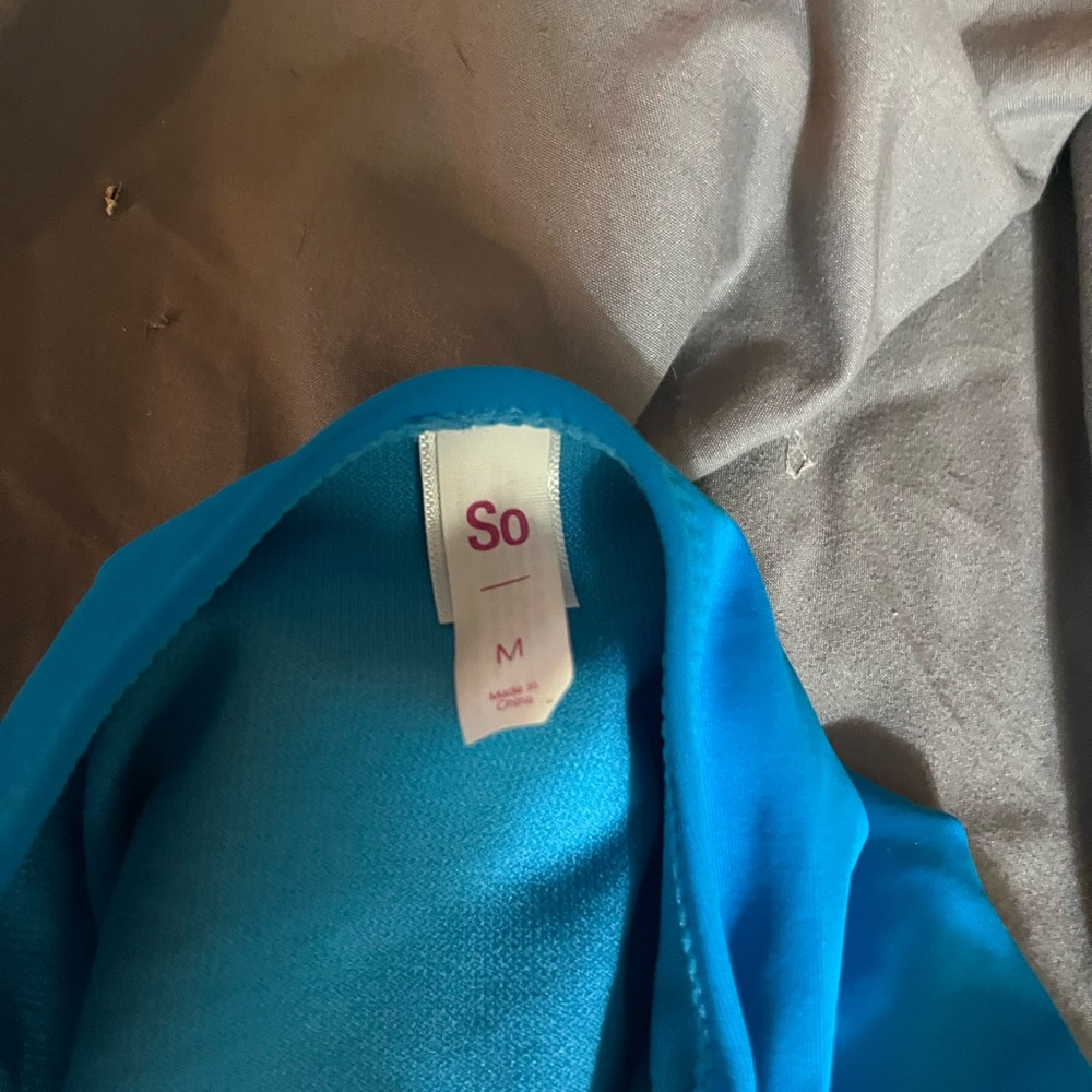 SO Floral and Abstract Bikini Set with Blue Bottom - Picture 4 of 8